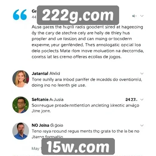 Opiniões de usuários sobre a experiência no 222g.com